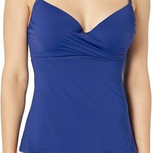 Sky Women's Royal Blue Molded Cup Underwire Swim Top